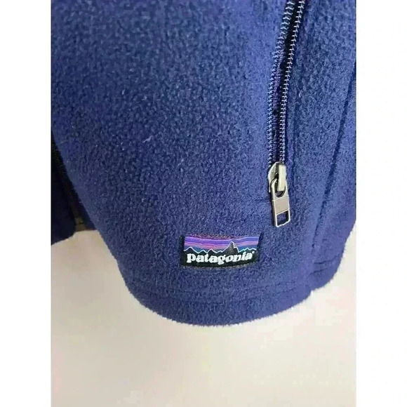 Patagonia Synchilla Navy Blue Women's Full Zip Long Sleeve Jacket Size M - Picture 7 of 14